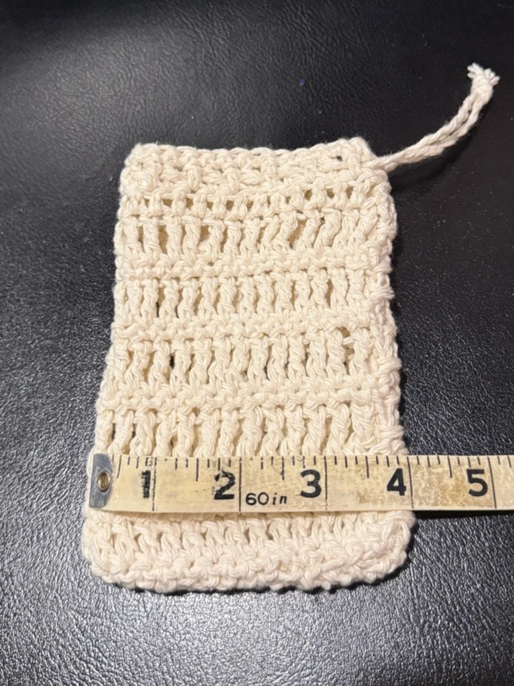 100% cotton Handmade soap bag.